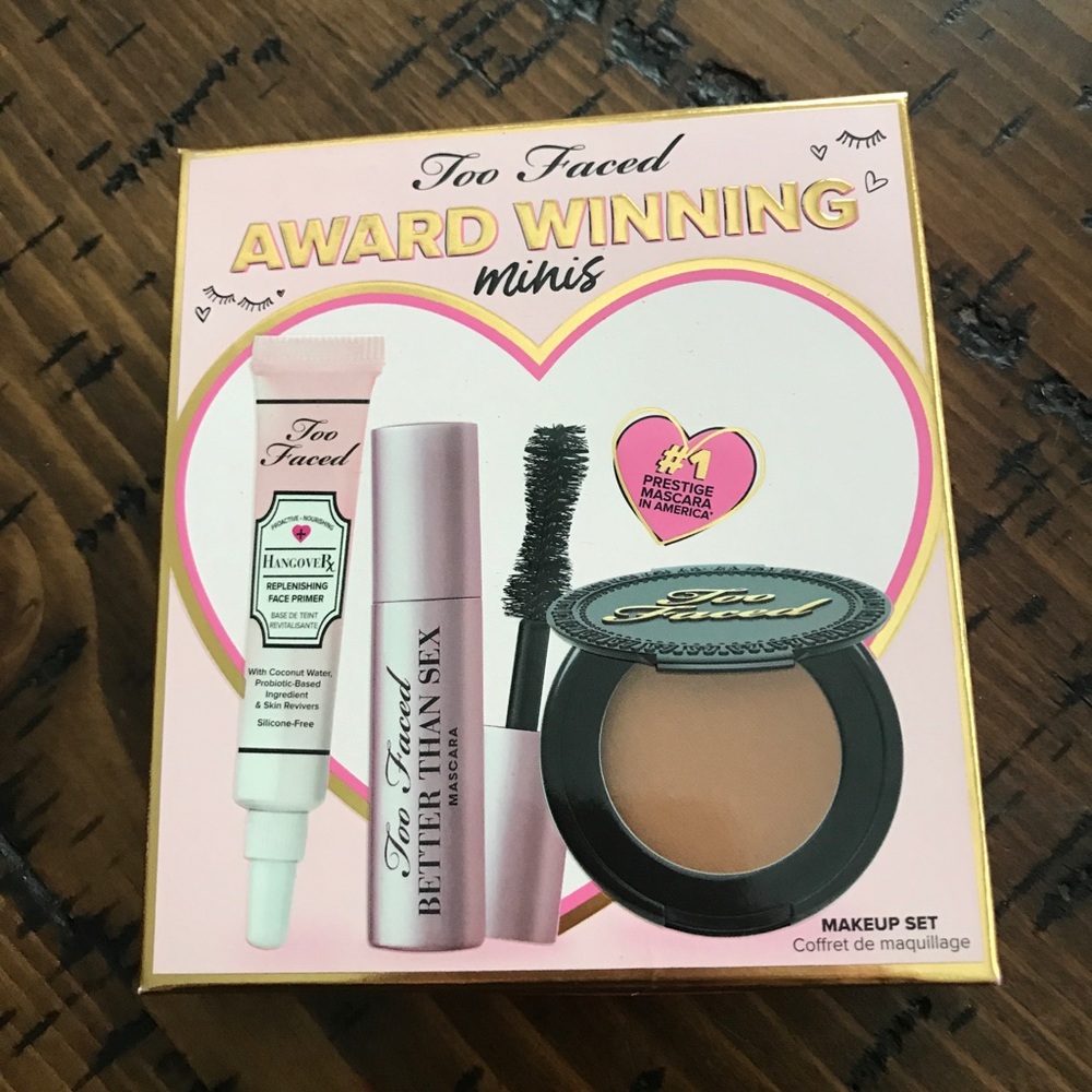 Too Faced Award Winning Minis, NWOT